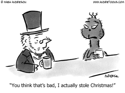 Mr Scrooge and the Grinch